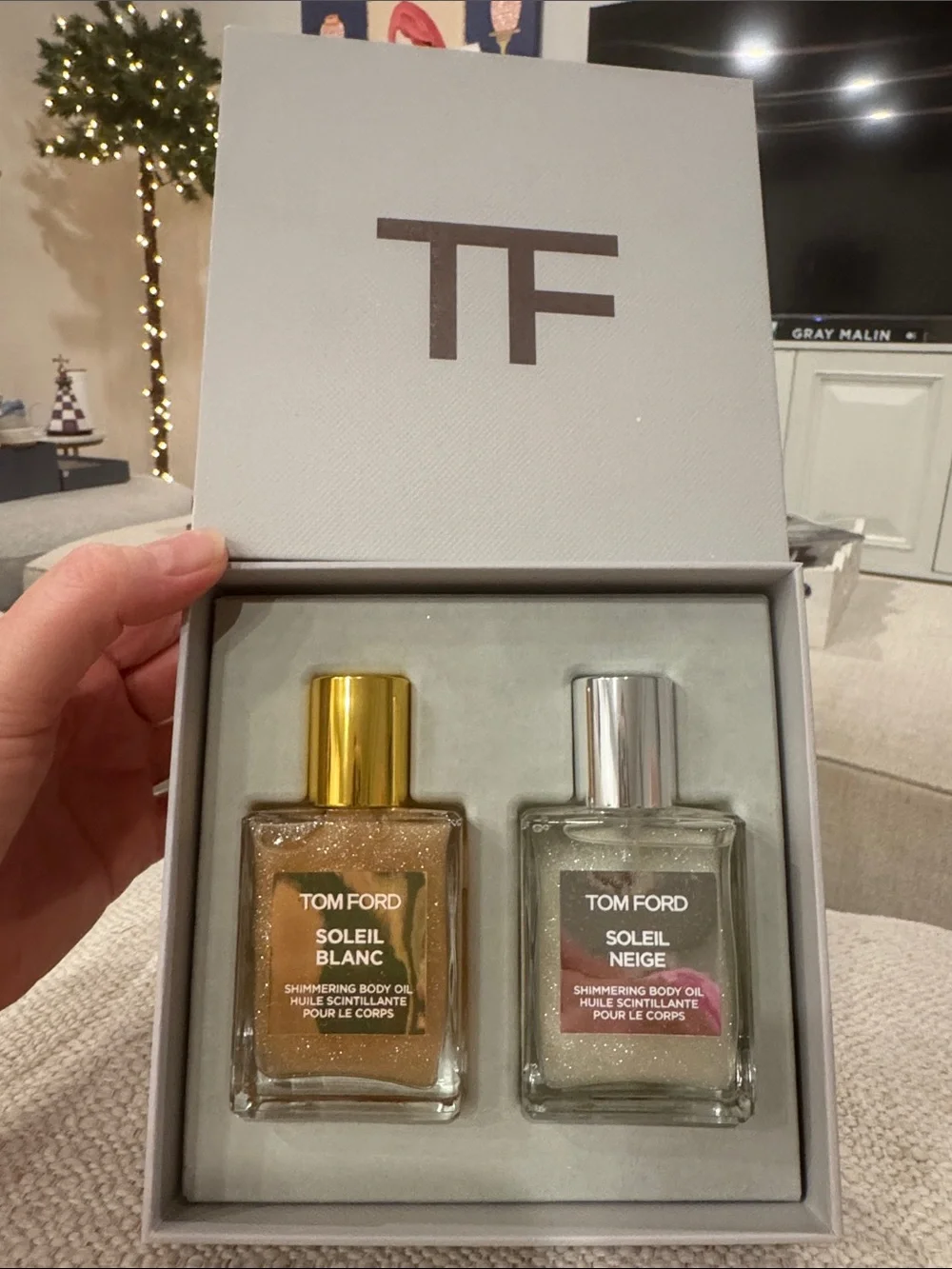 Tom Ford Shimmering Body Oil Duo Soleil Blanc & Soleil Neige NWT